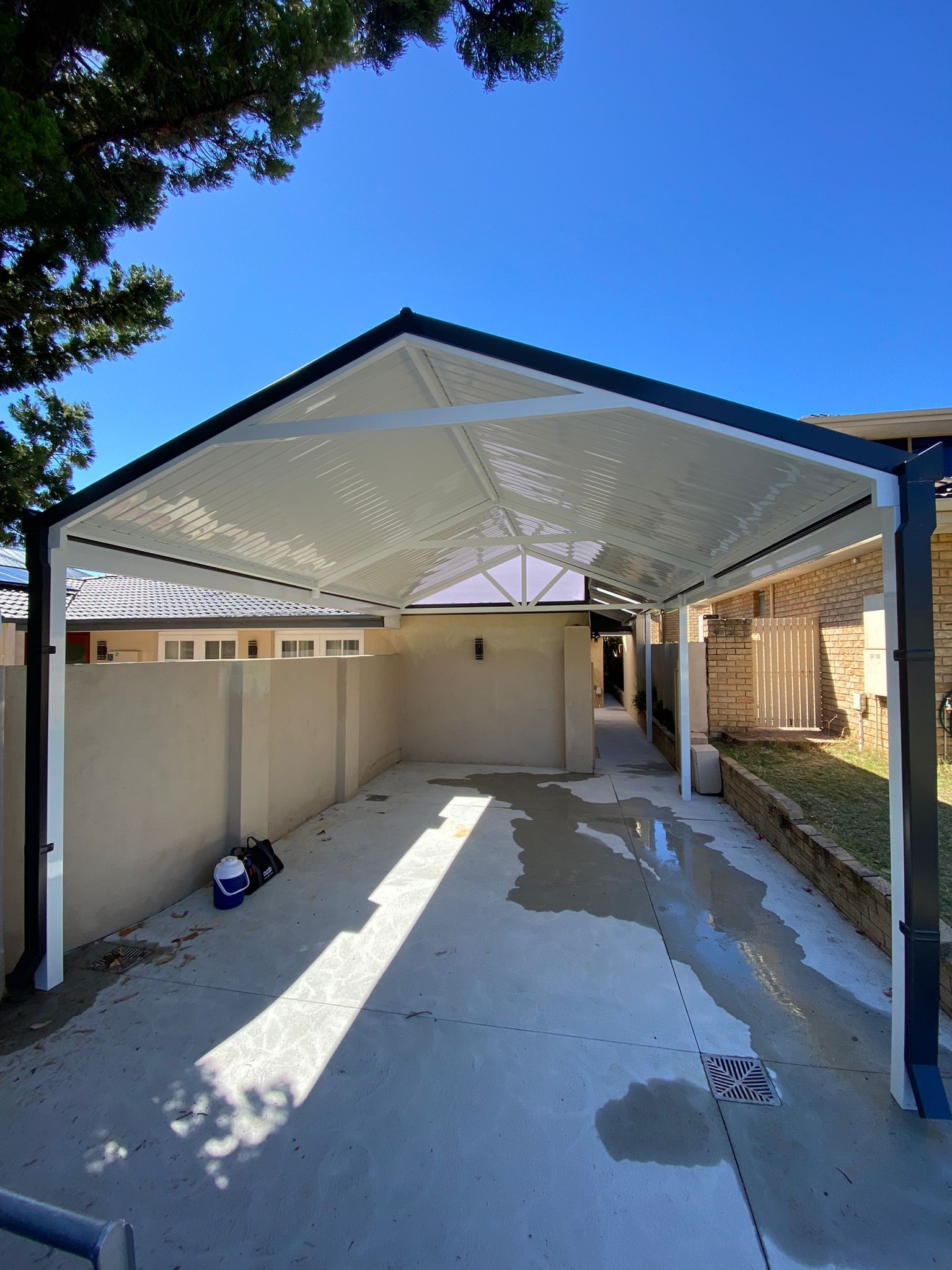 Cdek Gabel Carport built by Abel Patios in Perth