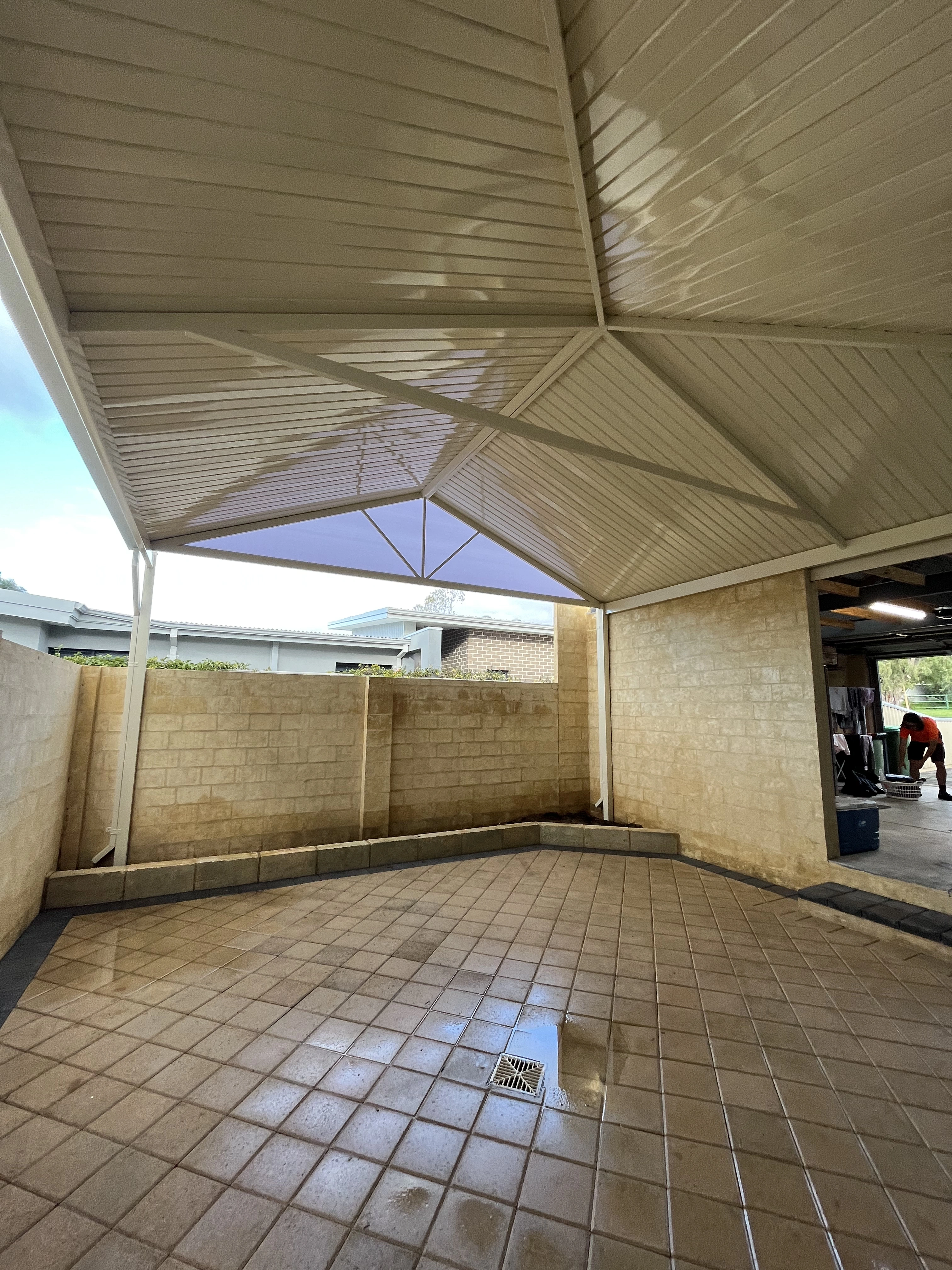 Hip End Gable Patio