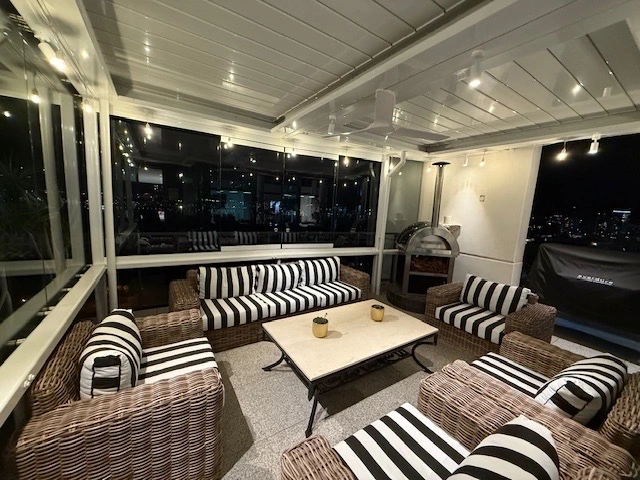 Perth City Penthouse Lumex Louvre Roof Patio