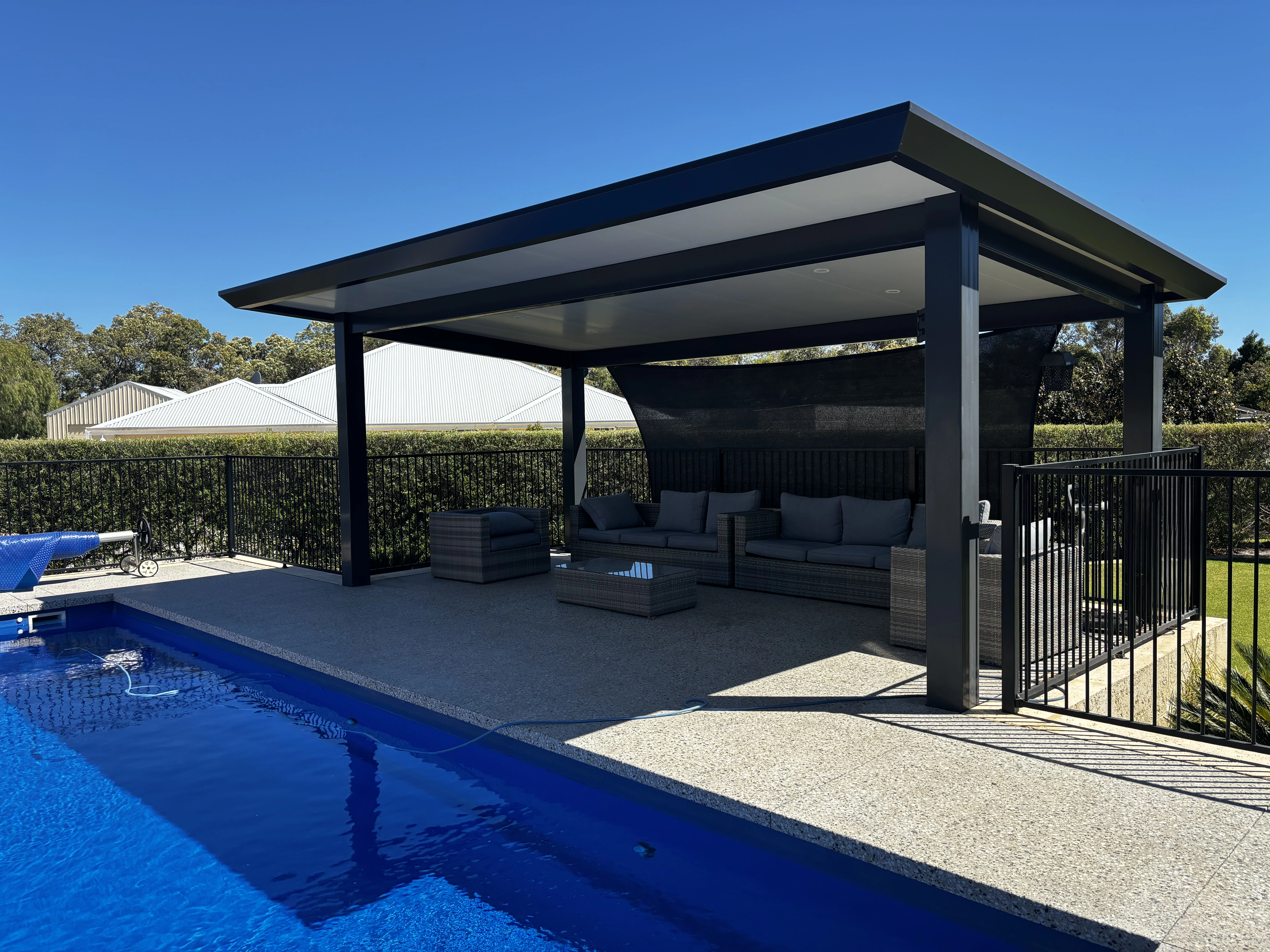 Poolside Skillion Patio