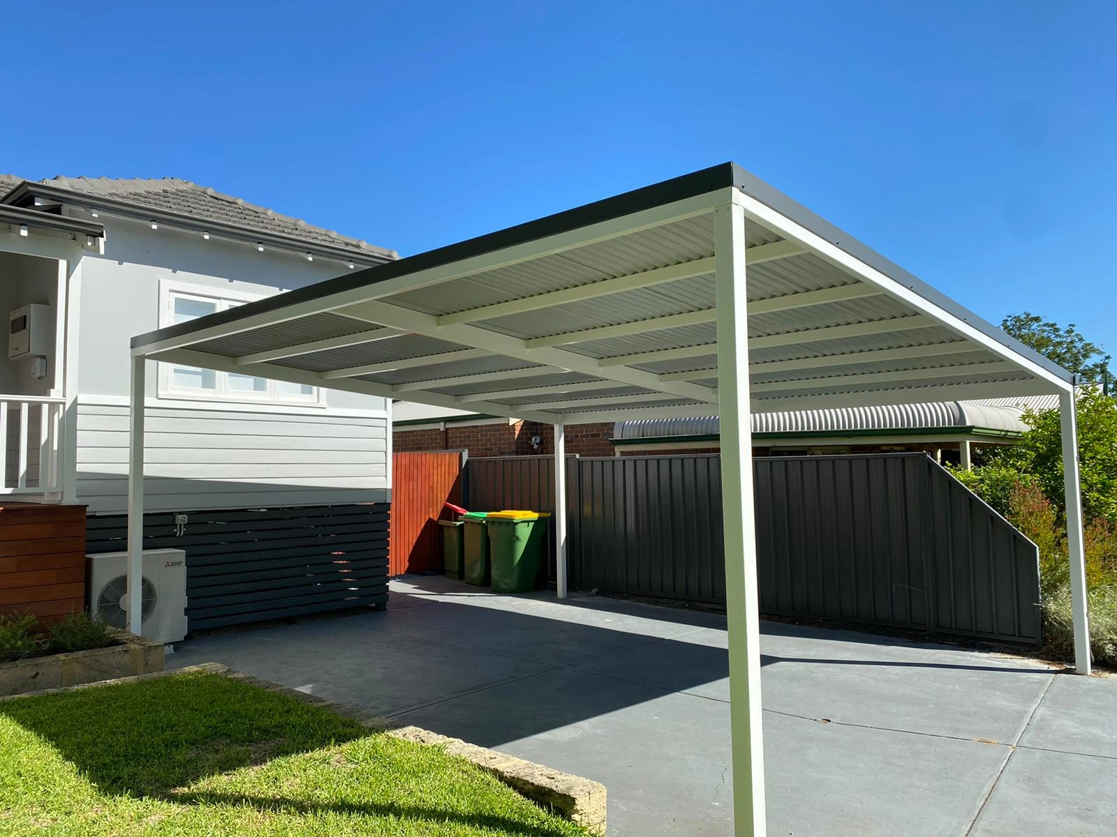 Custom  Skillion Orb Patio